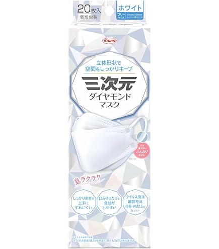Amazon.co.jp: リブふわ口元立体マスク ホワイト 50枚 : 産業・研究